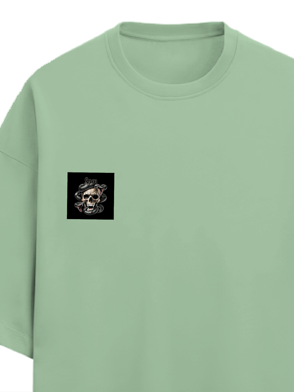 Personalized Edgy T-Shirt with Custom Name - Terry Oversized Tee Dtg T-Shirt