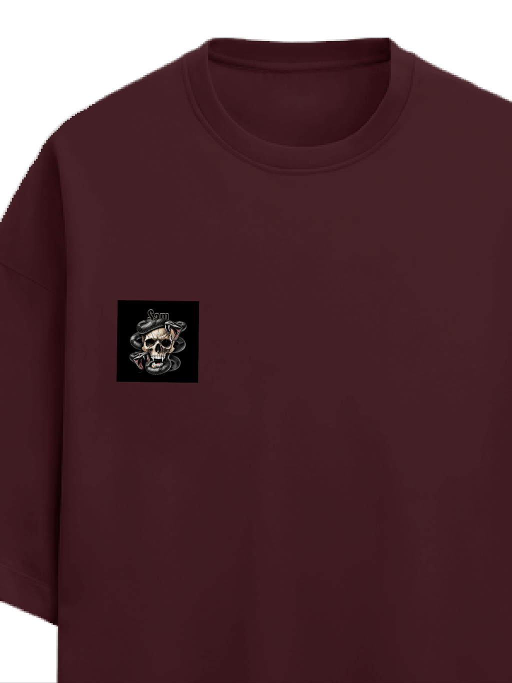 Personalized Edgy T-Shirt with Custom Name - Terry Oversized Tee Dtg T-Shirt