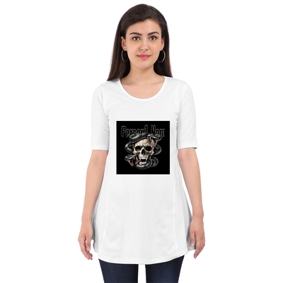 Personalized Edgy T-Shirt with Custom Name - Female Maternity Dress Embroidery T-Shirt