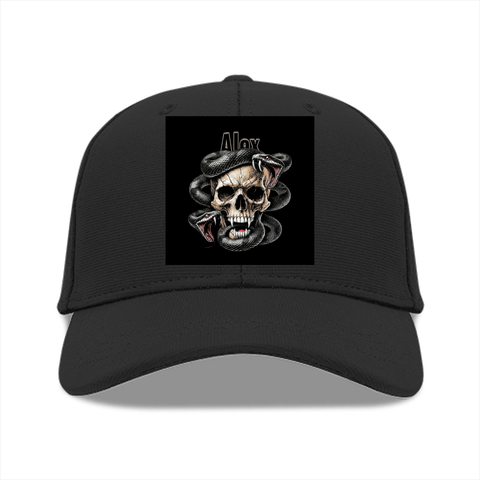 Personalized Dark Art Baseball Ottoman Cap Dtg with Custom Name