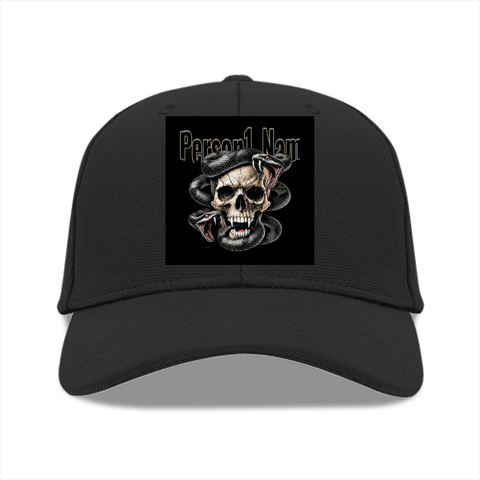 Personalized Dark Art Baseball Ottoman Cap Embroidery with Custom Name