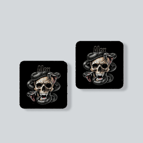 Personalized Dark Art Accessory with Custom Name - Fridge Magnet Accessories Accessory