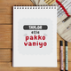 Personalized Typographic Sketchbook Accessories with Custom Name