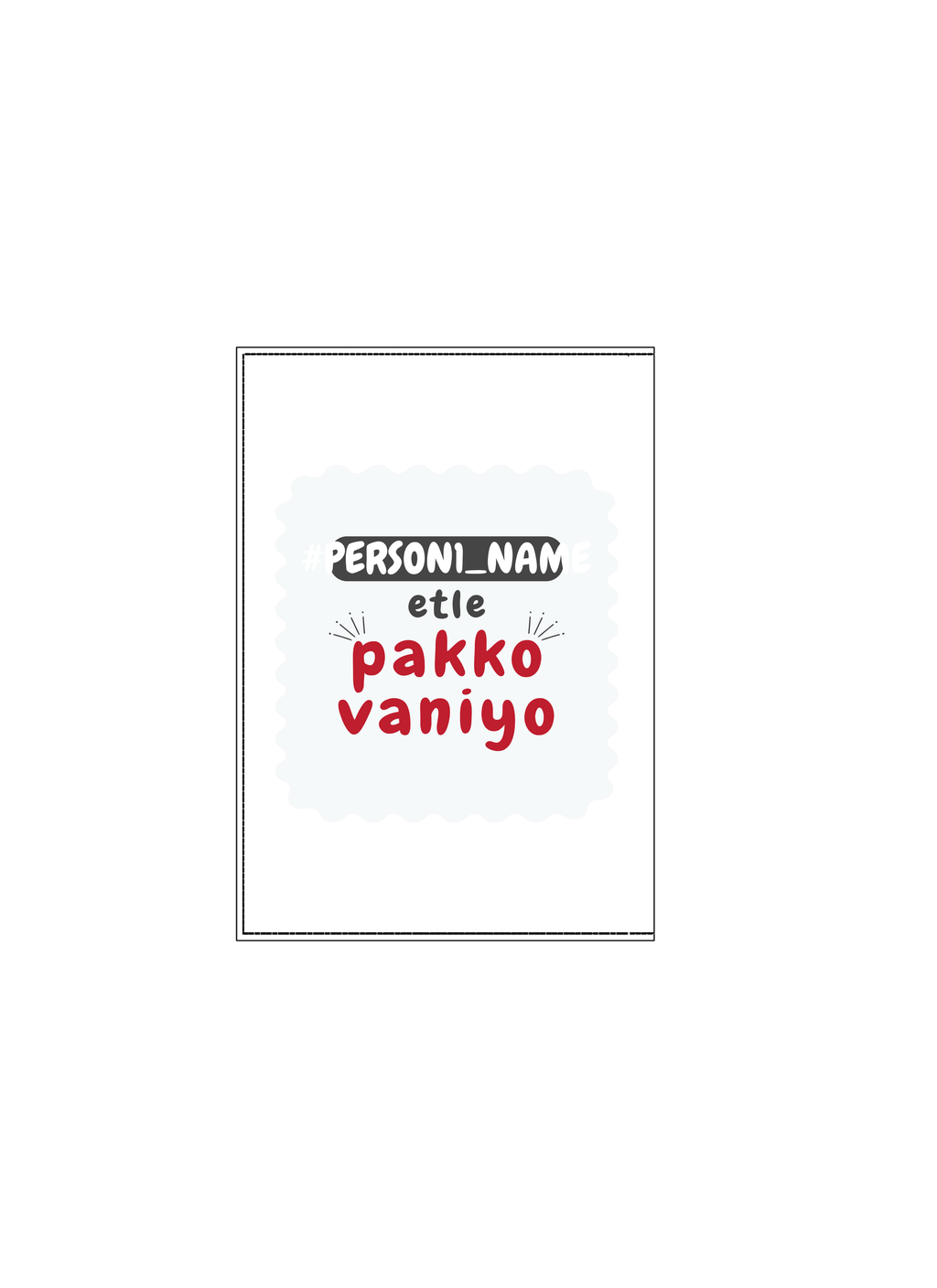 Personalized Typographic Notebook Accessories with Custom Name
