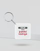 Personalized Typographic Keychain Accessories with Custom Name