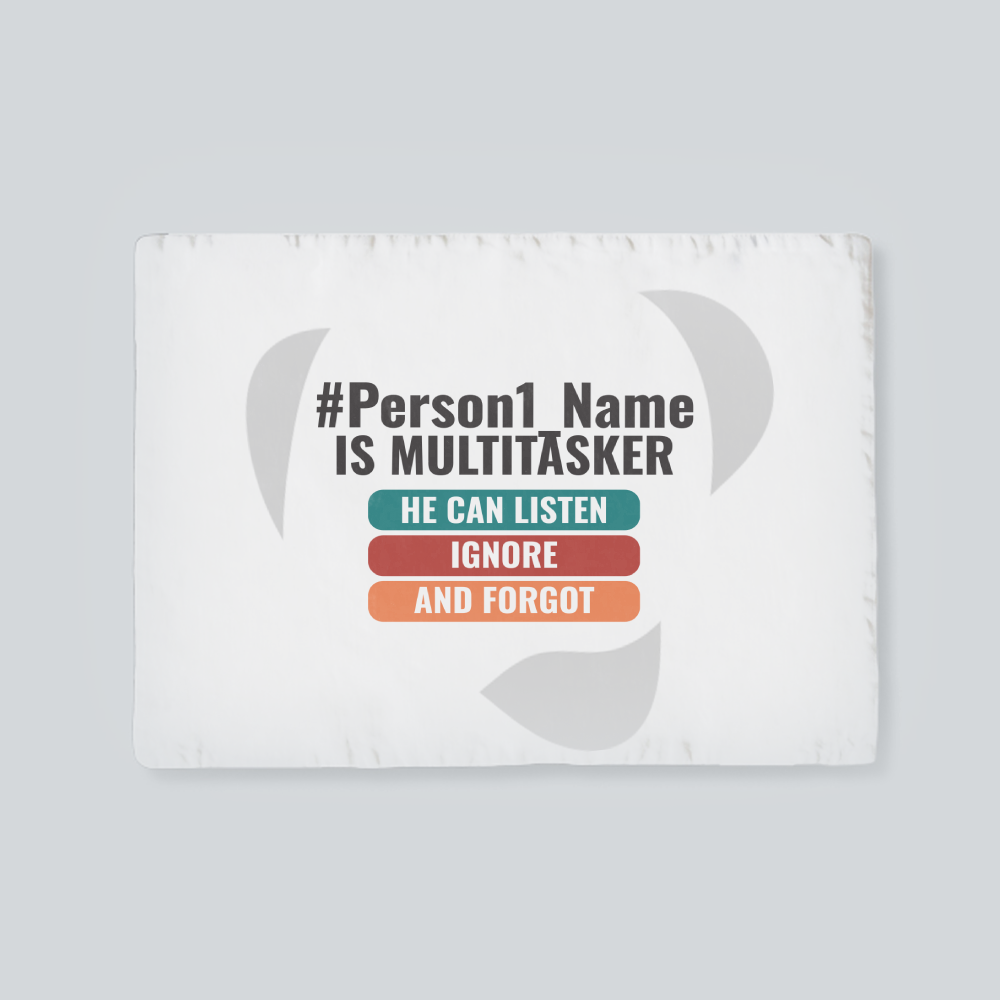 Personalized Humorous Accessory with Custom Name - Placemat Accessories Accessory