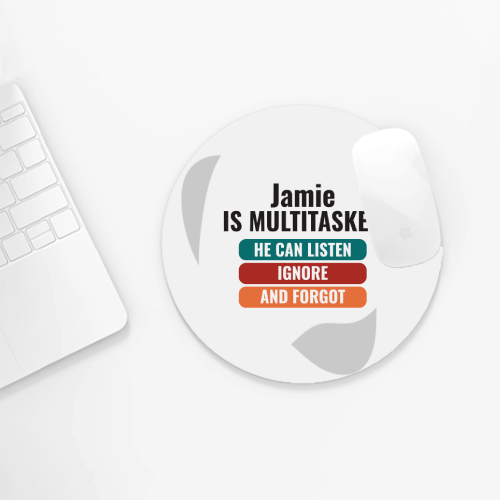 Personalized Humorous Mouse Pad Accessories with Custom Name