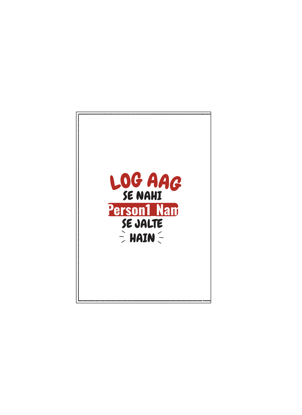Personalized Bold Notebook Accessories with Custom Name