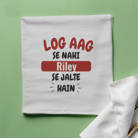 Personalized Bold Accessory with Custom Name - Cloth Napkin Accessories Accessory