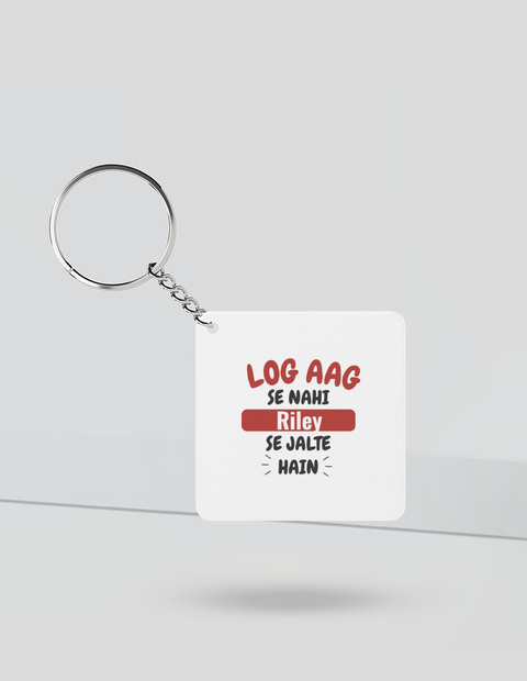 Personalized Bold Keychain Accessories with Custom Name