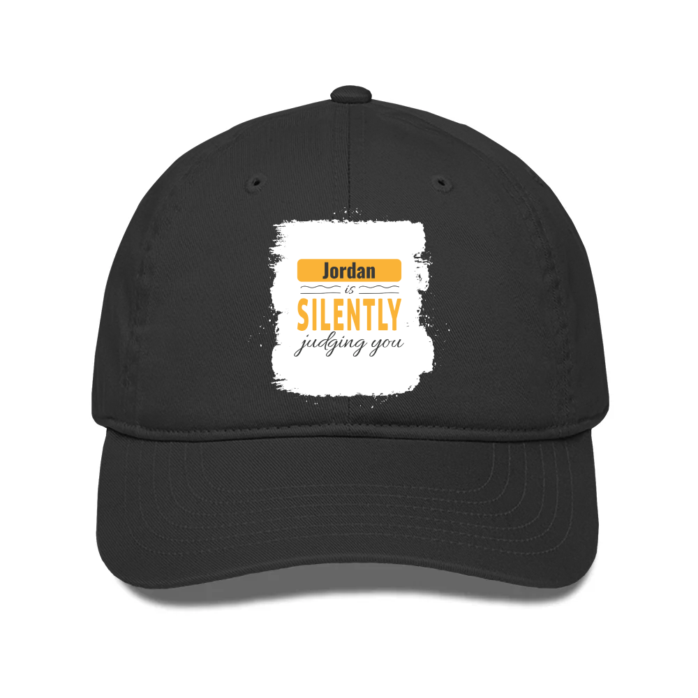 Personalized Playful Classic Trucker Cap Embroidery with Custom Name