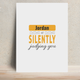 Personalized Playful Metal Posters Accessories with Custom Name