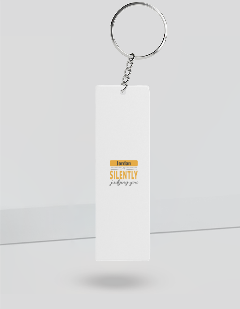 Personalized Playful Keychain Accessories with Custom Name