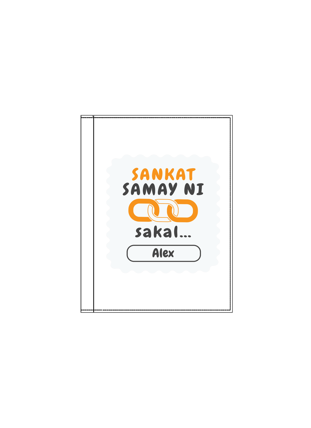 Personalized Typography Notebook Accessories with Custom Name