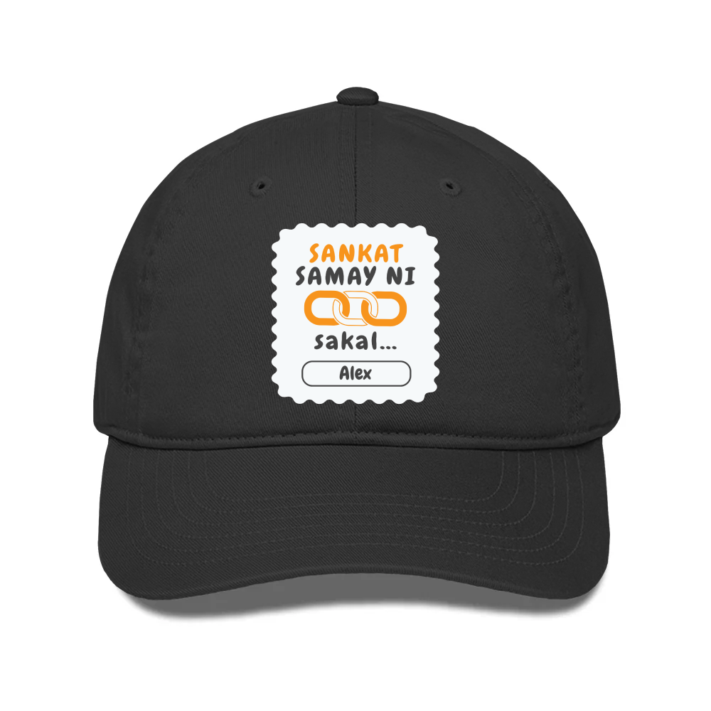 Personalized Typography Classic Trucker Cap Embroidery with Custom Name