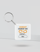 Personalized Typography Keychain Accessories with Custom Name