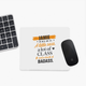 Personalized Typographic Mouse Pad Accessories with Custom Name
