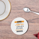 Personalized Typographic Coasters Accessories with Custom Name