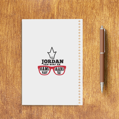 Personalized Grunge Sketchbook Accessories with Custom Name