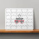 Personalized Grunge MDF Wooden Puzzles Accessories with Custom Name