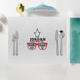 Personalized Grunge Accessory with Custom Name - Placemat Accessories Accessory