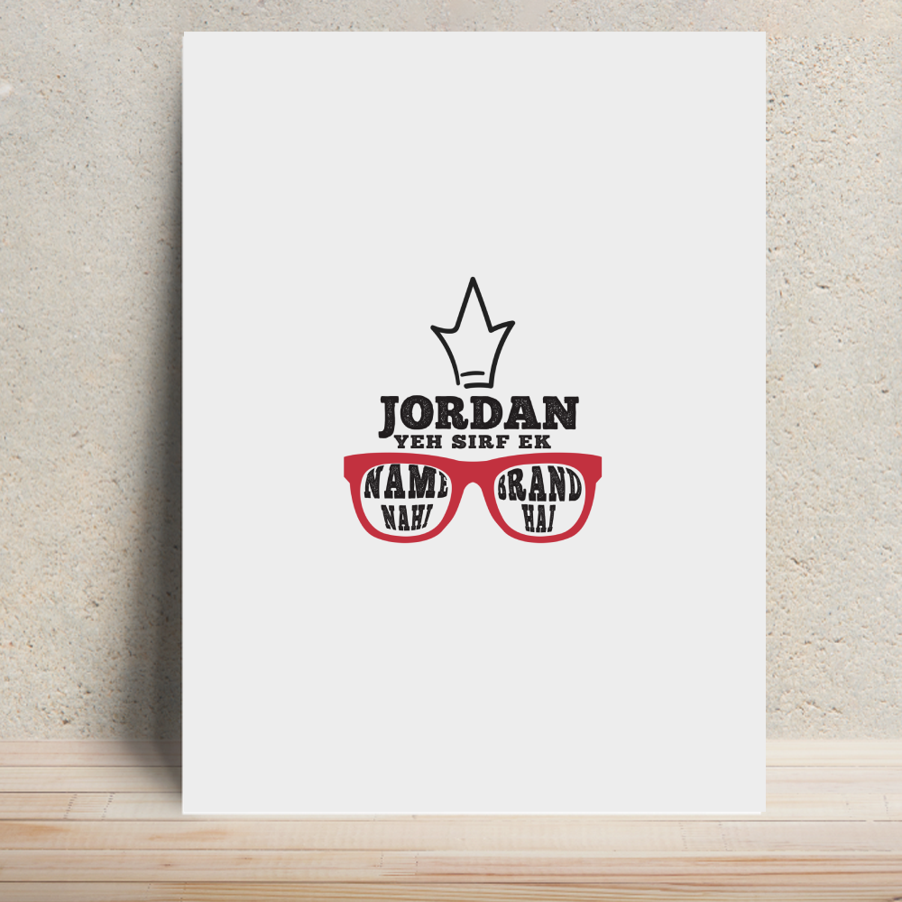 Personalized Grunge Metal Posters Accessories with Custom Name