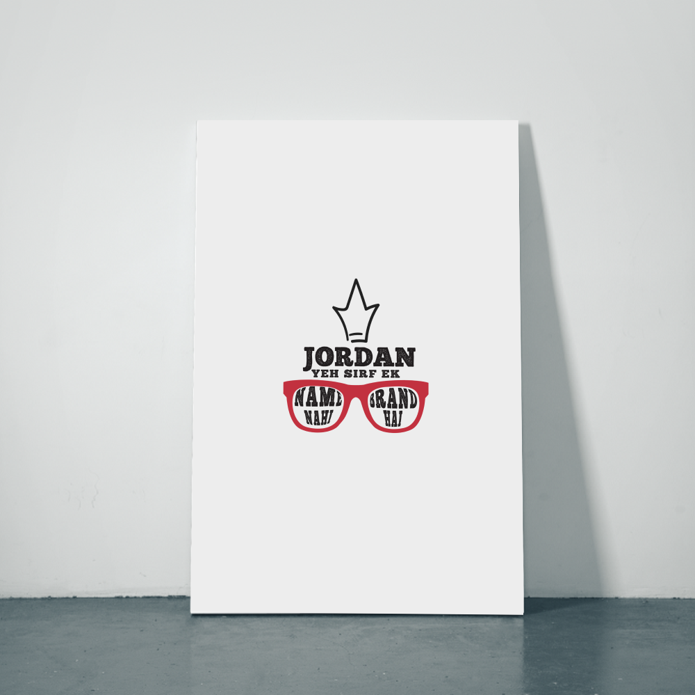 Personalized Grunge Metal Posters Accessories with Custom Name
