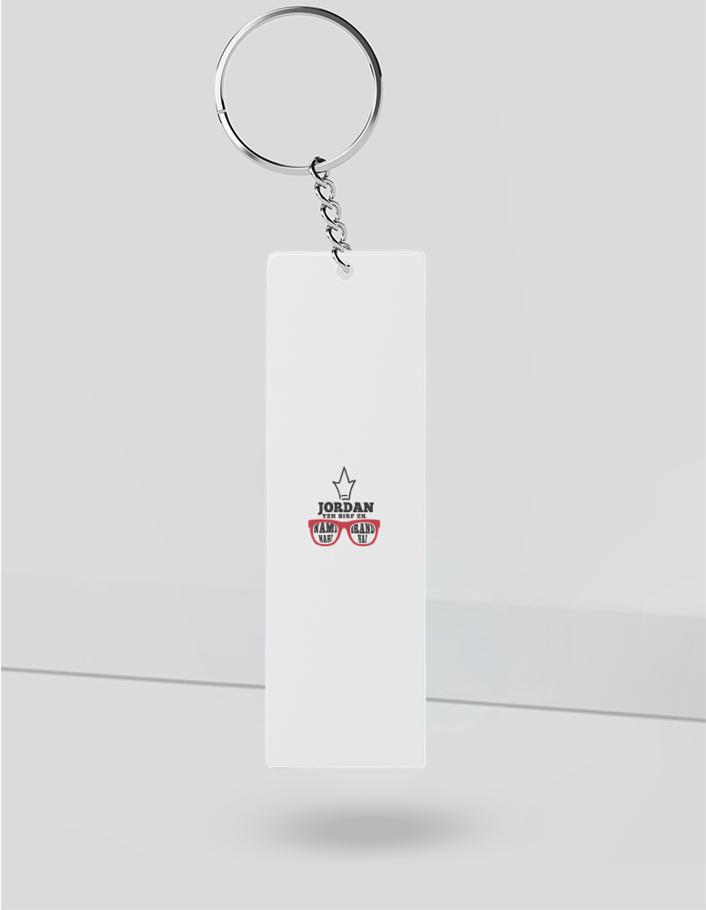Personalized Grunge Keychain Accessories with Custom Name