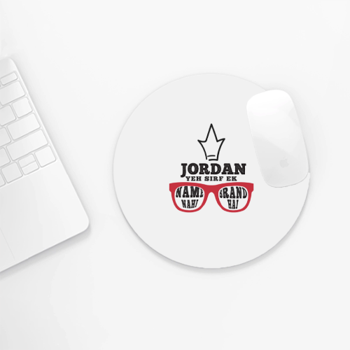 Personalized Grunge Mouse Pad Accessories with Custom Name