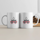 Personalized Grunge White Coffee Mug Accessories with Custom Name