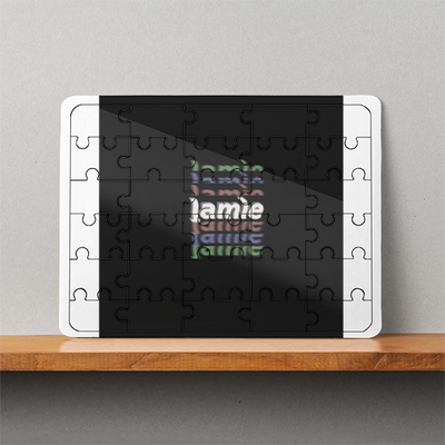 Personalized Modern MDF Wooden Puzzles Accessories with Custom Name