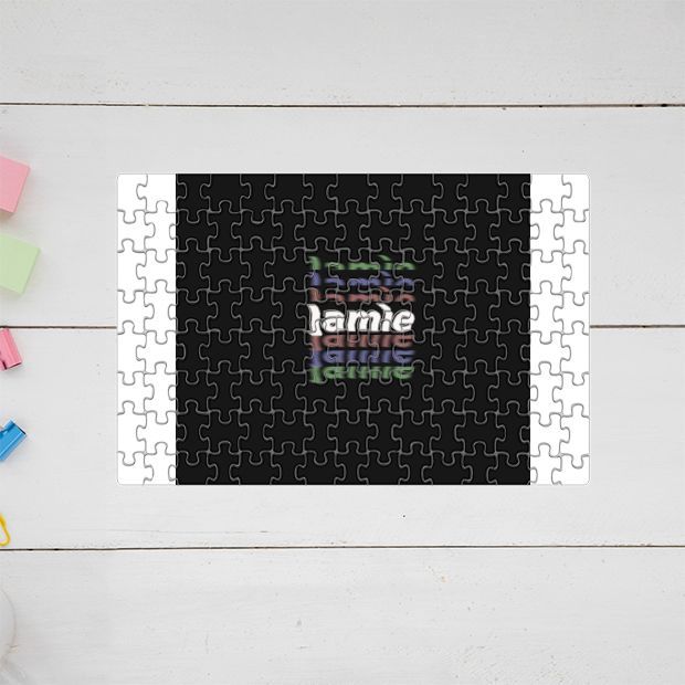 Personalized Modern MDF Wooden Puzzles Accessories with Custom Name