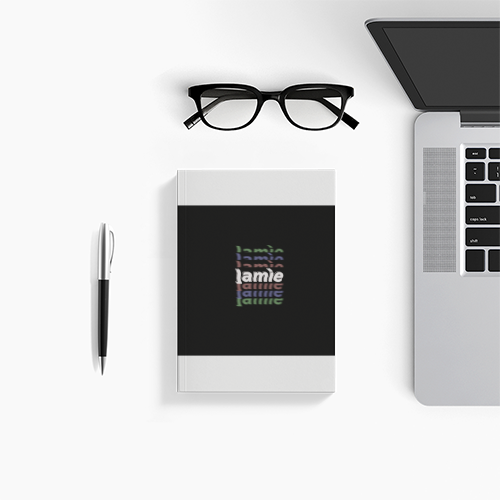 Personalized Modern Notebook Accessories with Custom Name