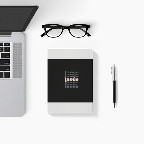 Personalized Modern Notebook Accessories with Custom Name