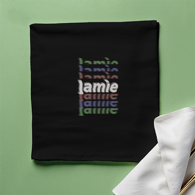 Personalized Modern Accessory with Custom Name - Cloth Napkin Accessories Accessory