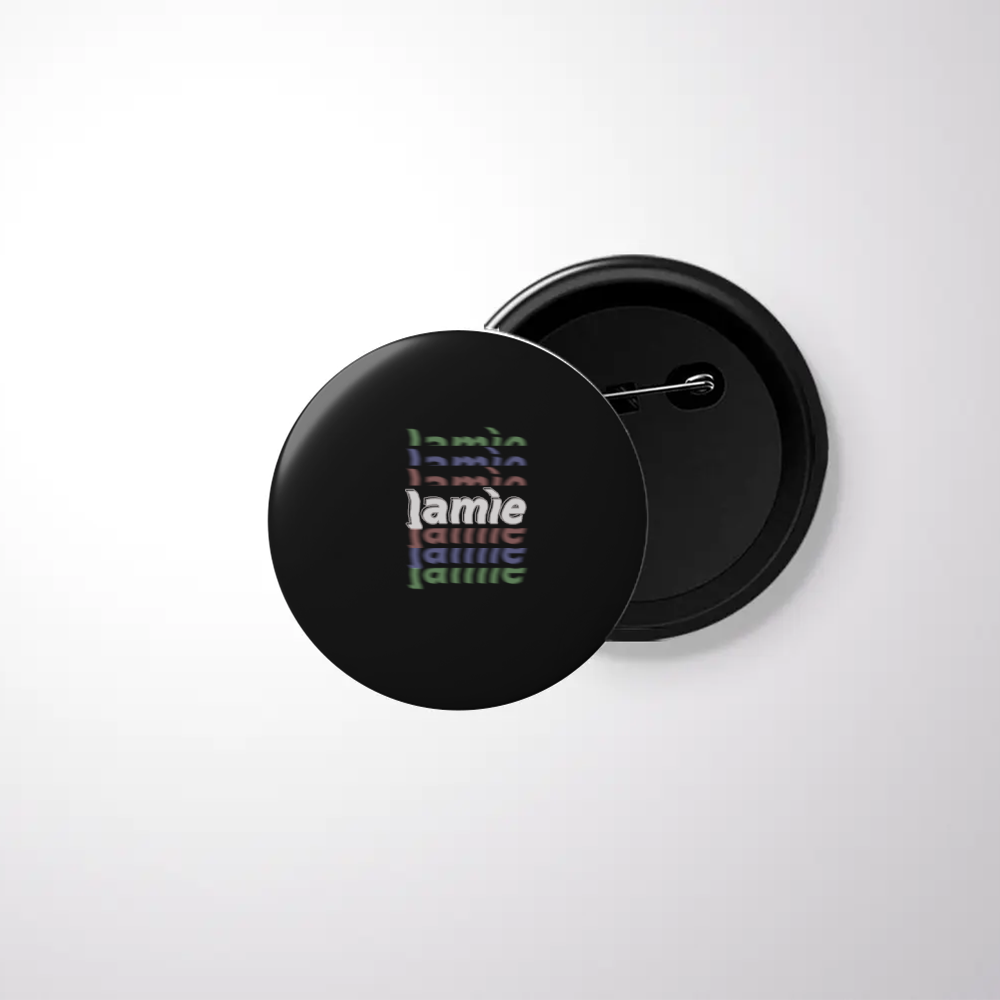Personalized Modern Accessory with Custom Name - Black Badge Accessories Accessory