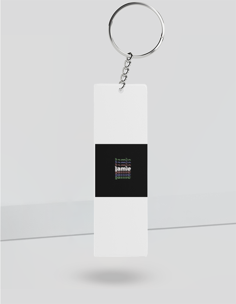 Personalized Modern Keychain Accessories with Custom Name