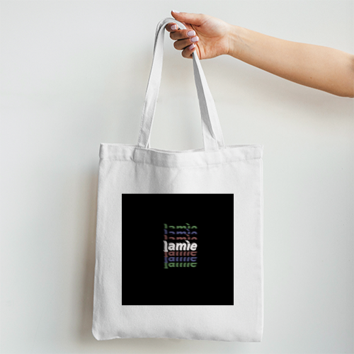 Personalized Modern Tote Bag Non Zipper Printing,embroidery with Custom Name