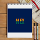 Personalized Minimalist Sketchbook Accessories with Custom Name
