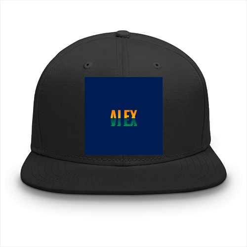 Personalized Minimalist Classic Snapback Cap Dtg with Custom Name