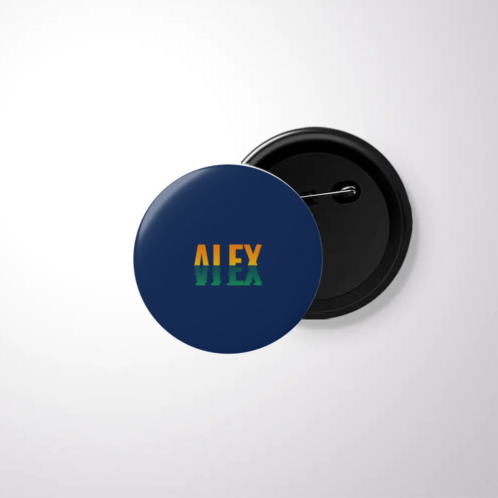 Personalized Minimalist Accessory with Custom Name - Black Badge Accessories Accessory