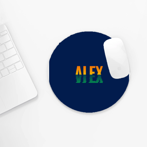 Personalized Minimalist Mouse Pad Accessories with Custom Name