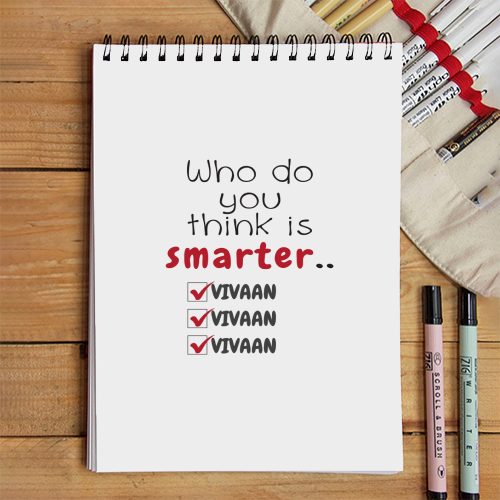 Personalized Minimalist Sketchbook Accessories with Custom Name - Sketchbook Accessories