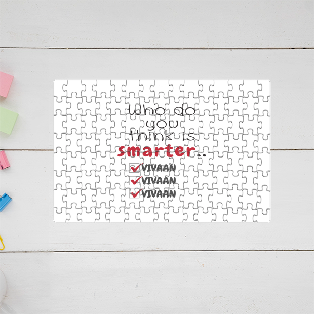 Personalized Minimalist MDF Wooden Puzzles Accessories with Custom Name - MDF Wooden Puzzles Accessories