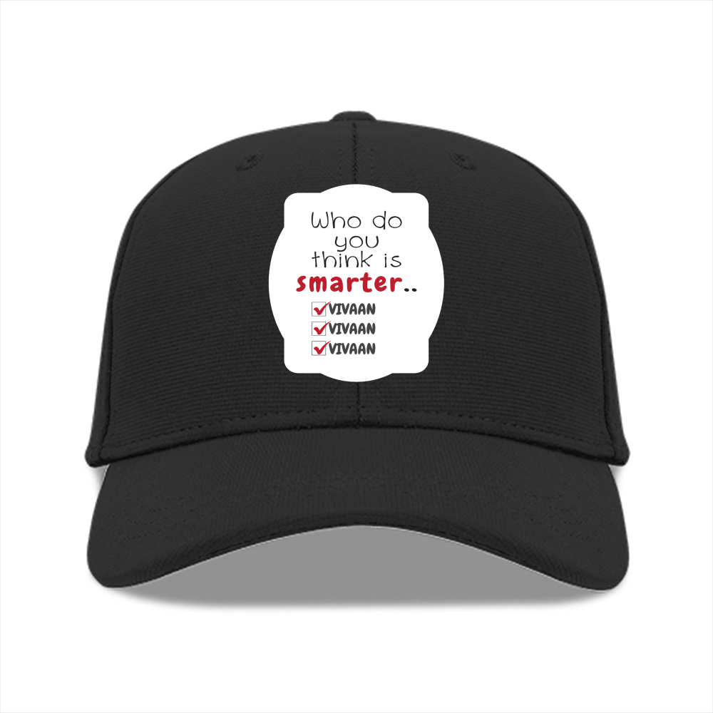 Personalized Minimalist Baseball Ottoman Cap Embroidery with Custom Name - Baseball Ottoman Cap Embroidery
