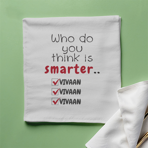 Personalized Minimalist Accessory with Custom Name - Cloth Napkin Accessories Accessory