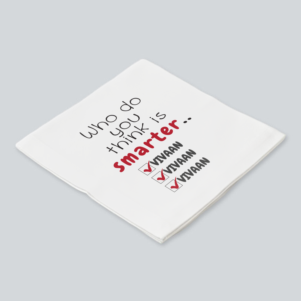 Personalized Minimalist Accessory with Custom Name - Cloth Napkin Accessories Accessory