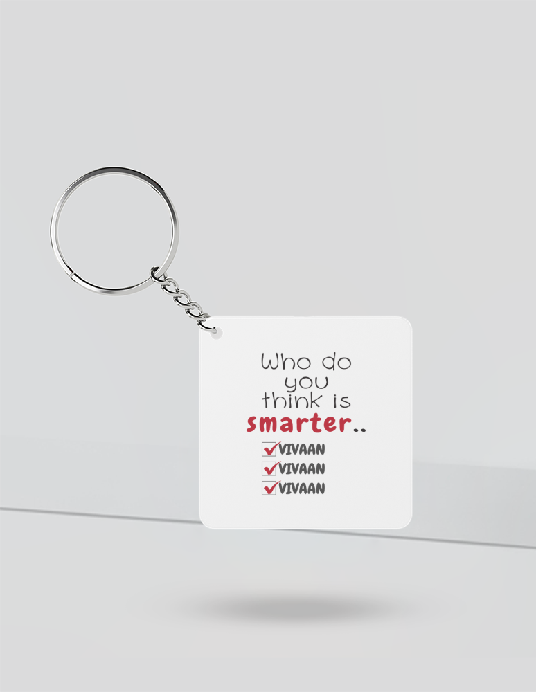 Personalized Minimalist Keychain Accessories with Custom Name