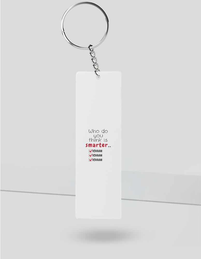 Personalized Minimalist Keychain Accessories with Custom Name