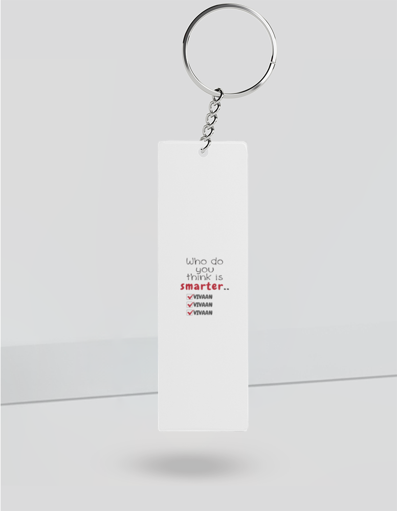 Personalized Minimalist Keychain Accessories with Custom Name